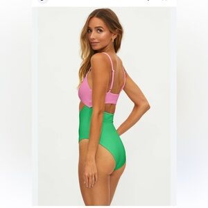 Beach Riot Ray Cut Out One Piece Swimsuit